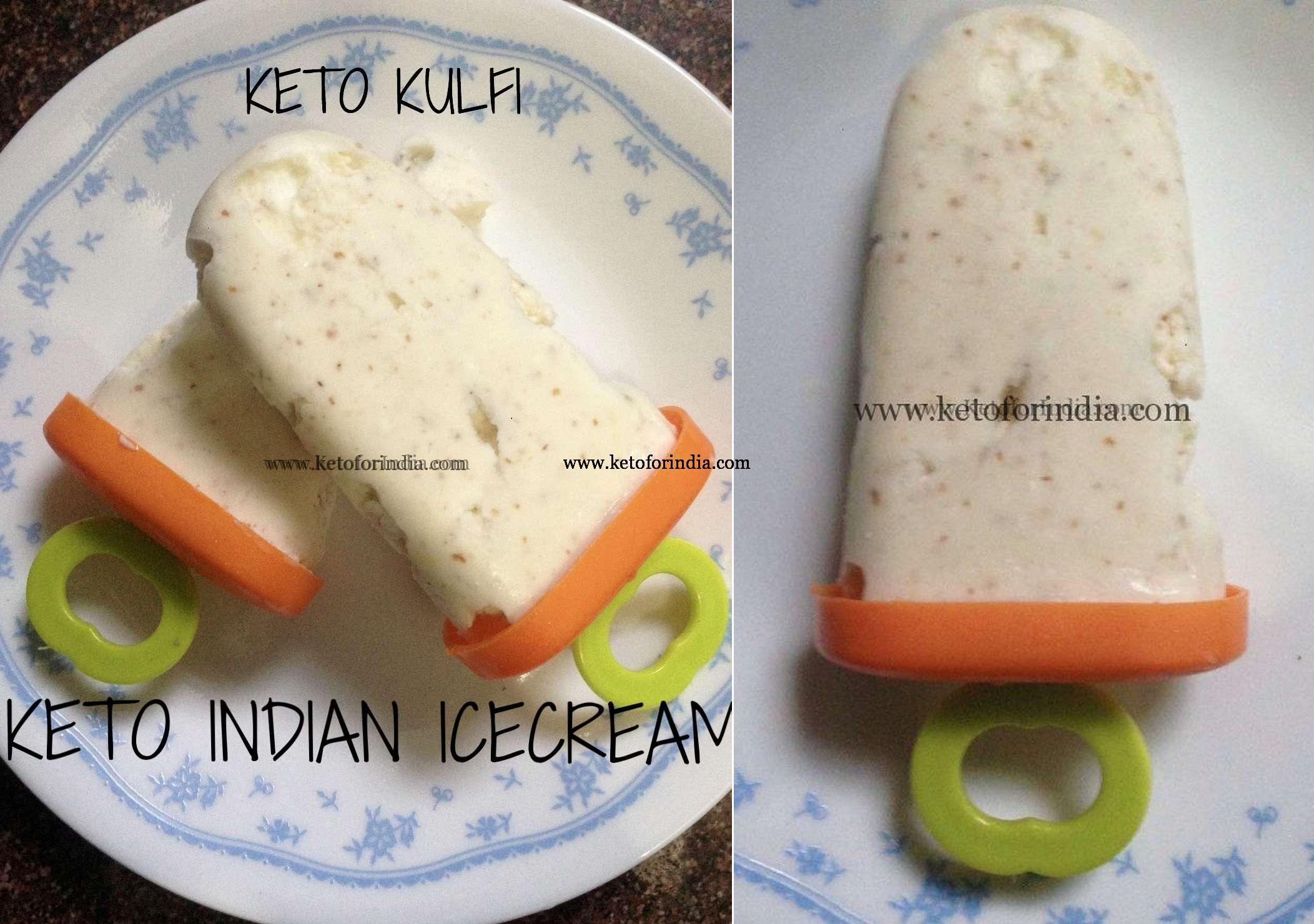 Keto Kulfi Indian Ice Cream